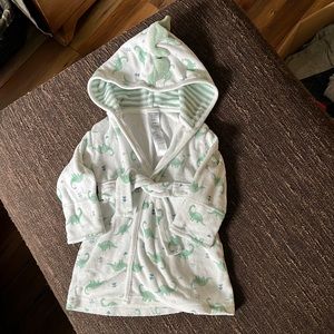 Dinosaur bath robe